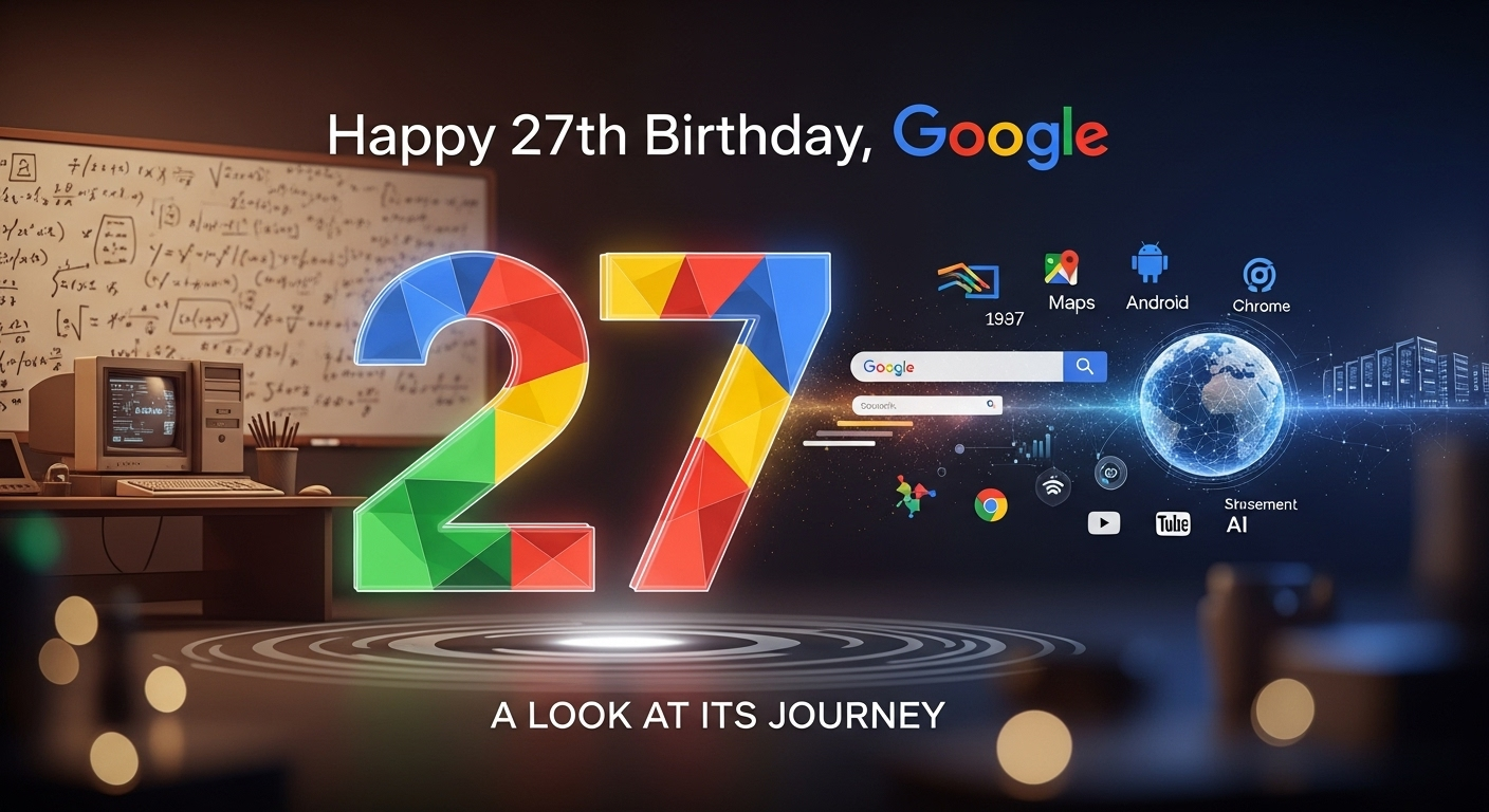 Happy 27th Birthday, Google: A Look at Its Journey