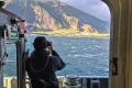 Royal Navy patrol ship arrives off remote Atlantic island to relieve army paratroopers
