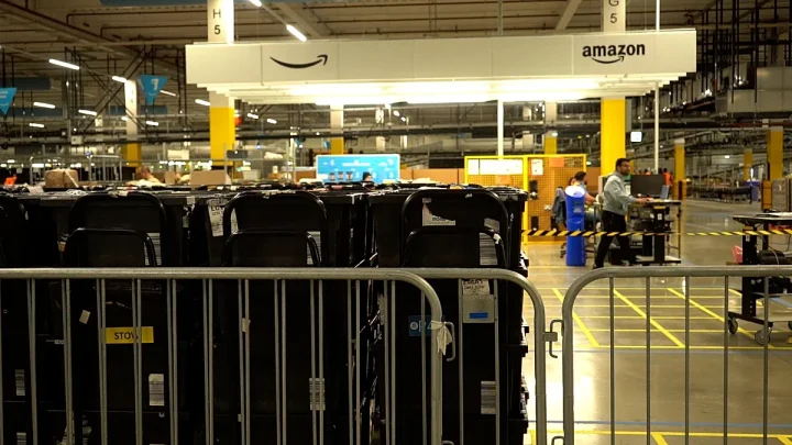 Inside Amazon’s busiest European warehouse, where robots, lasers and humans deliver the future