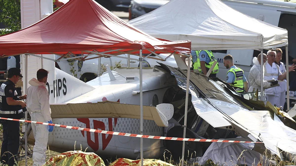 Eleven killed in France as parachute training aircraft crashes near Nancy