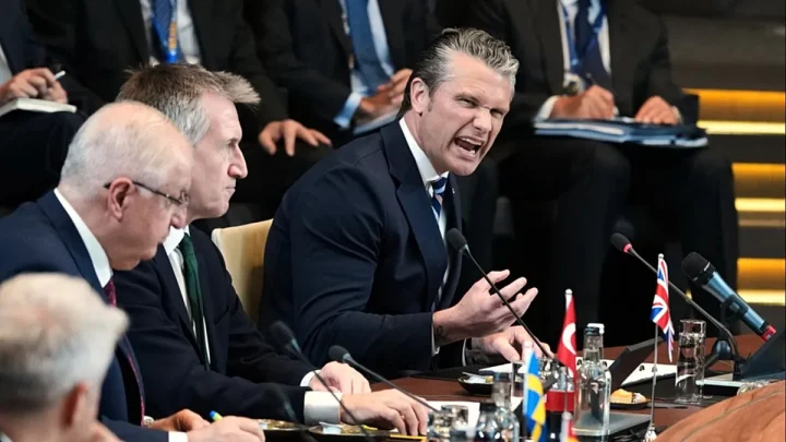 Hegseth announces review of US forces in Europe as he lambasts NATO allies in Brussels meeting