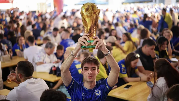 ‘Take me to America’: Bosnia unites behind viral anthem in its World Cup return