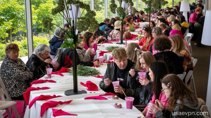 Video. Lithuania turns pink for giant cold soup festival