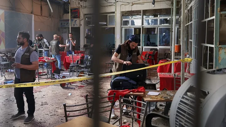 Damascus explosion caused by bomb, state TV says, as death toll climbs to six