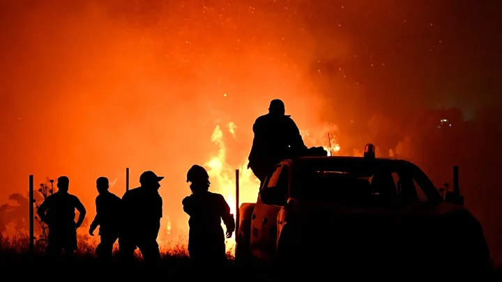 Video. Wildfire rages in eastern Spain, forcing hundreds to flee