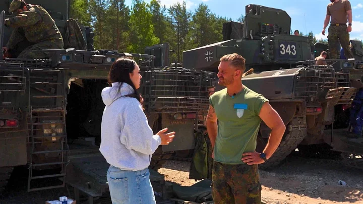 How a NATO essay contest won a Lithuanian schoolgirl a ride in a Bundeswehr tank