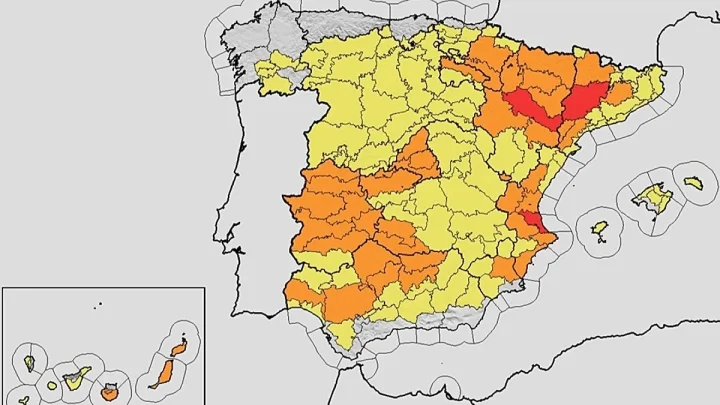 Spain braces for heatwave: up to 44ºC before Tuesday ends