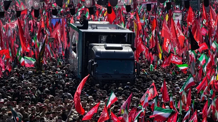 Video. Ali Khamenei’s coffin carried through the streets of Tehran